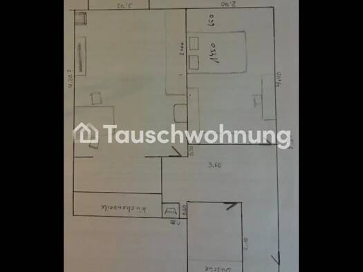 Wohnung zur Miete Tauschwohnung 460 € 2 Zimmer 48 m² 3. Geschoss Hansaviertel West 18057