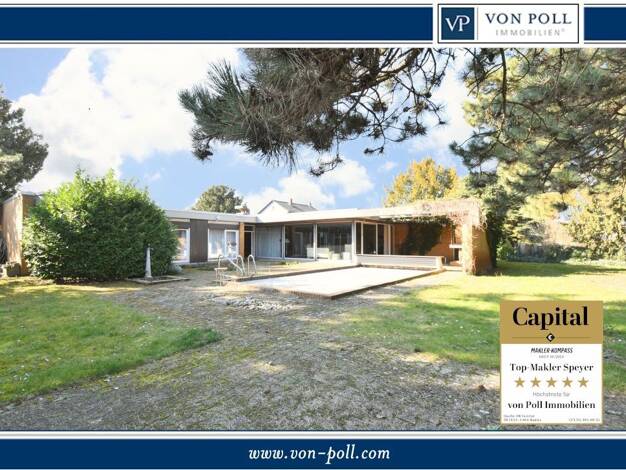 Bungalow zum Kauf 890.000 € 9 Zimmer 338 m² 2.280 m² Grundstück Dannstadt Dannstadt-Schauernheim 67125
