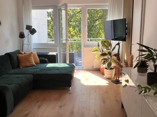 Wohnung zur Miete 1.090 € 2 Zimmer 48 m² Geschoss 3/5 frei ab sofort Oberbilk Düsseldorf 40227