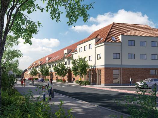 Wohnung zum Kauf - Erstbezug provisionsfrei 293.000 € 2 Zimmer 52,7 m² Dachgeschoss, 2. Geschoss frei ab sofort Theodor-Mathieu-Straße 14 Bamberg 96052