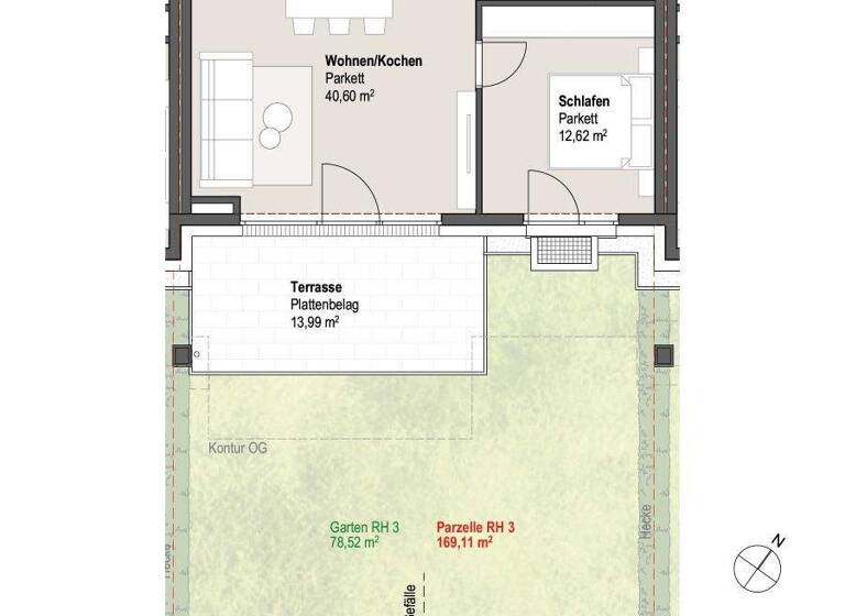 Haus zum Kauf provisionsfrei 727.452 € 4 Zimmer 99,6 m² 169 m² Grundstück Plainfeld 5325