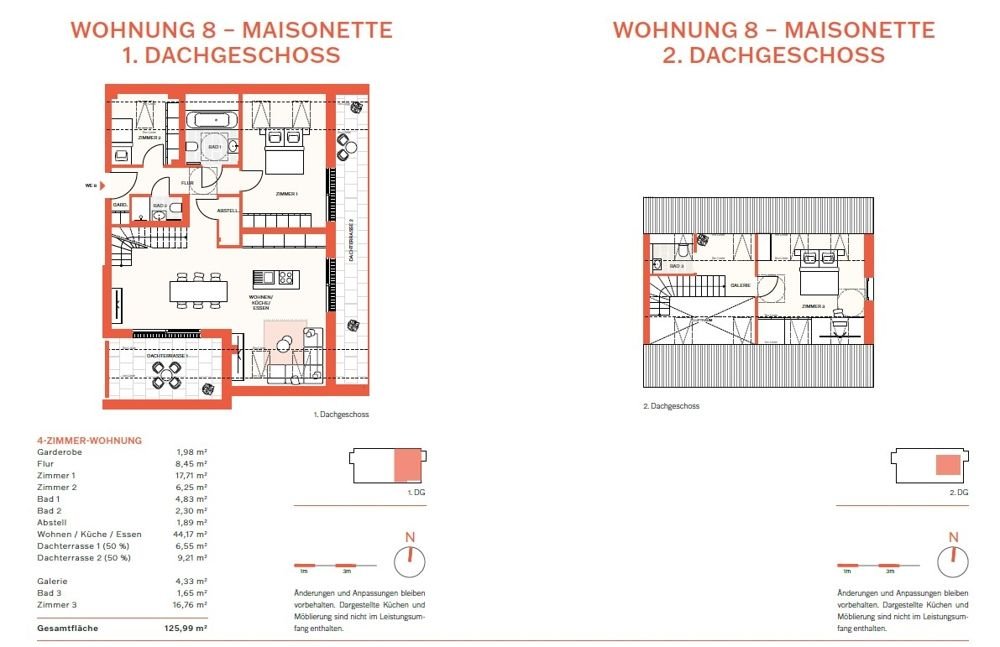 Maisonette zum Kauf 1.017.772 € 4 Zimmer 126 m²<br/>Wohnfläche EG<br/>Geschoss Thon Nürnberg 90425