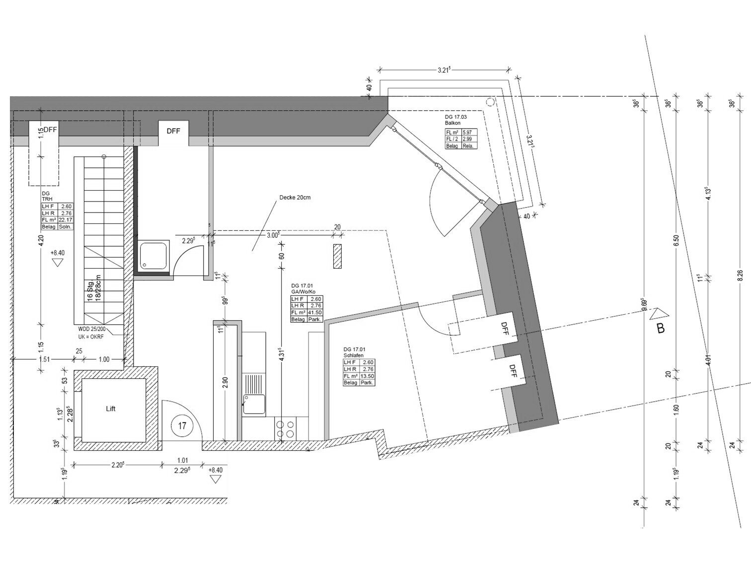 Wohnung zum Kauf provisionsfrei 380.000 € 2 Zimmer 63 m²<br/>Wohnfläche 3.<br/>Geschoss Bodenehrstr. 14B Augustinviertel Ingolstadt 85053