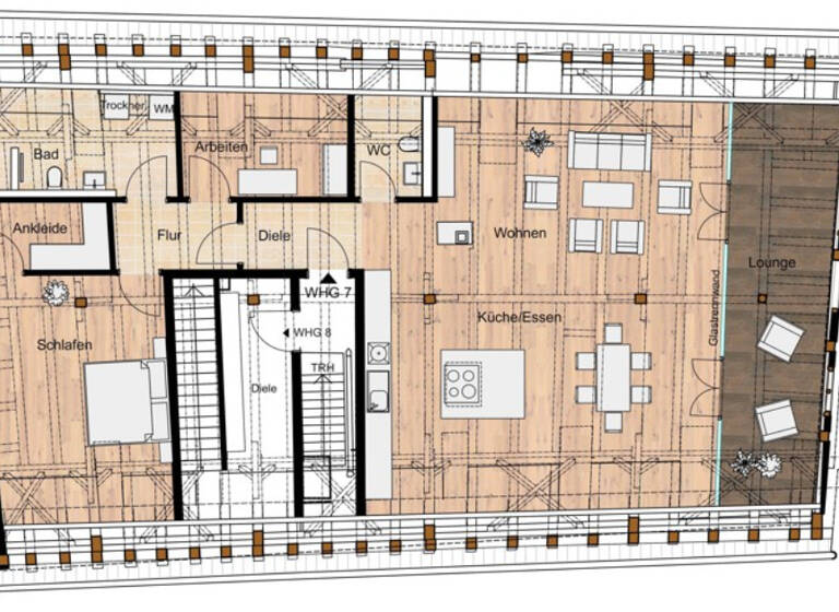 Wohnung zum Kauf 620.000 € 4,5 Zimmer 154,9 m²<br/>Wohnfläche Dachgeschoss, 4.<br/>Geschoss Nördlingen Nördlingen 86720
