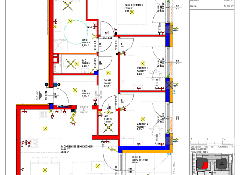 Wohnung zur Miete - Erstbezug 1.019 € 4 Zimmer 86,2 m² 1. Geschoss Kellner-Straße/Perausch-Straße Enns 4470