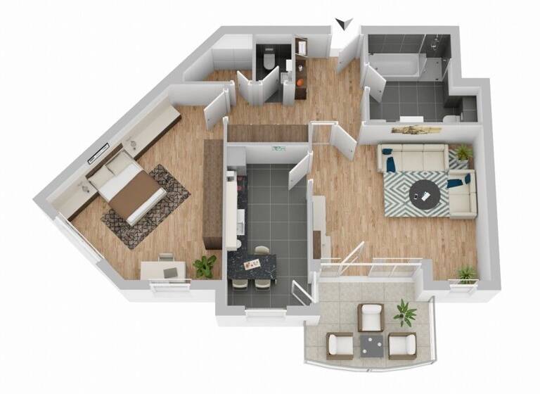 Wohnung zum Kauf 219.000 € 2 Zimmer 79 m² EG Rheine 48429