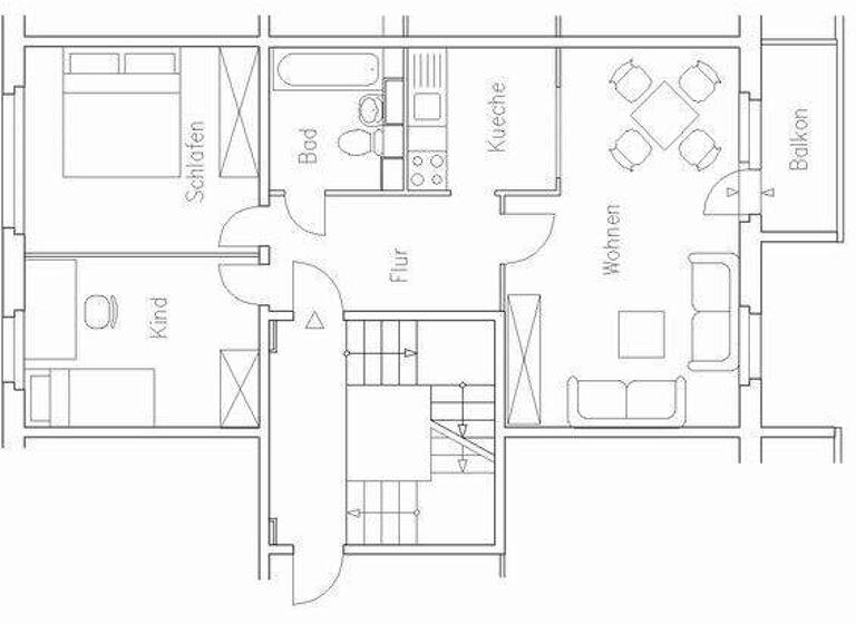 Wohnung zur Miete 395 € 3 Zimmer 57,4 m² 5. Geschoss frei ab 15.04.2026 Zum Schwärzesee 33 Brandenburgisches Viertel Eberswalde 16227