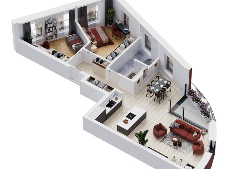 Wohnung zum Kauf provisionsfrei 376.288 € 3 Zimmer 85,5 m² Borken 46325