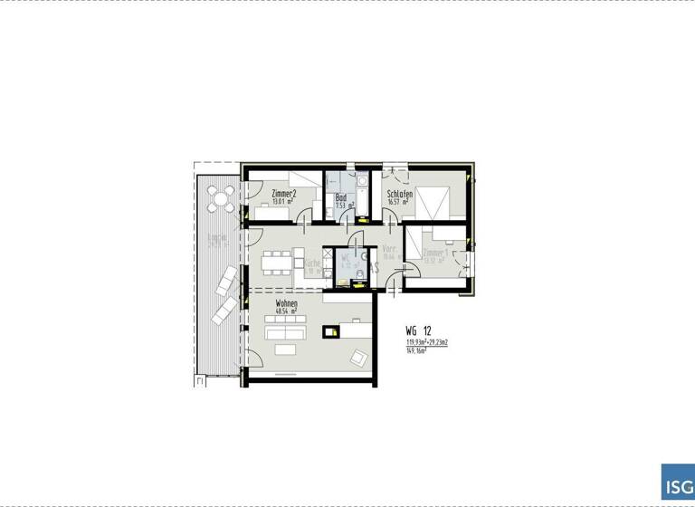 Wohnung zum Kauf - Erstbezug 664.230 € 4 Zimmer 120,2 m² Dr. Thomas-Senn-Straße Ried im Innkreis 4910