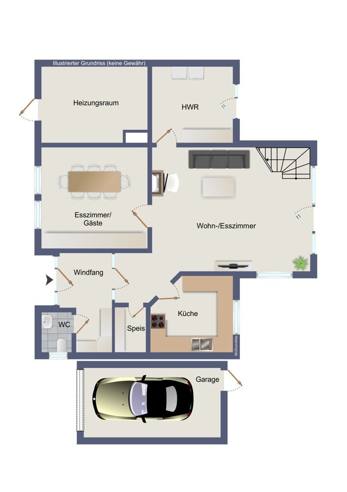 Doppelhaushälfte zum Kauf 349.000 € 5 Zimmer 140,9 m²<br/>Wohnfläche 330 m²<br/>Grundstück Wörth am Main 63939