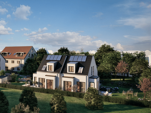 Doppelhaushälfte zum Kauf - Erstbezug provisionsfrei 1.390.000 € 4 Zimmer 128 m² 282,2 m² Grundstück Kranzhornstraße 9 Berg am Laim München 81825