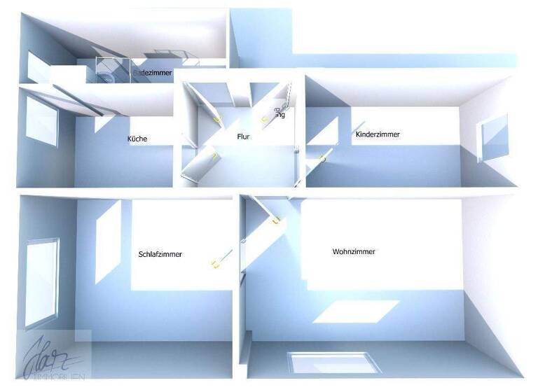 Wohnung zum Kauf 31.000 € 3 Zimmer 57 m² 2. Geschoss Ring der Freundschaft 6a Zeithain 01619