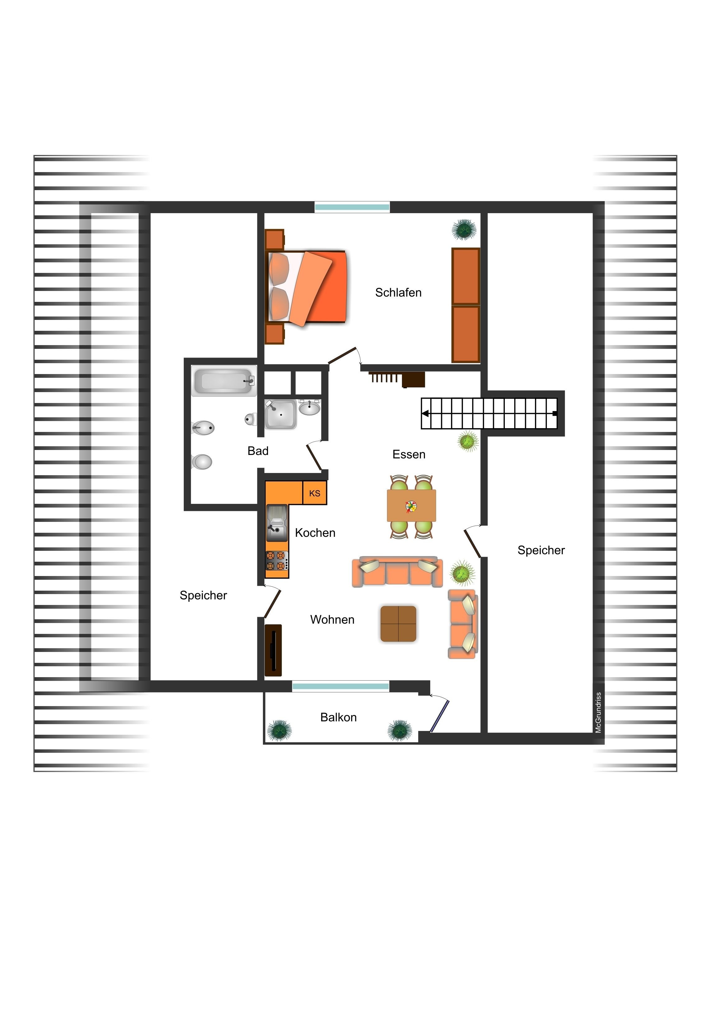 Wohnung zum Kauf 195.000 € 2 Zimmer 83,3 m²<br/>Wohnfläche Kaufbeurer Straße 9 Blonhofen Blonhofen 87662