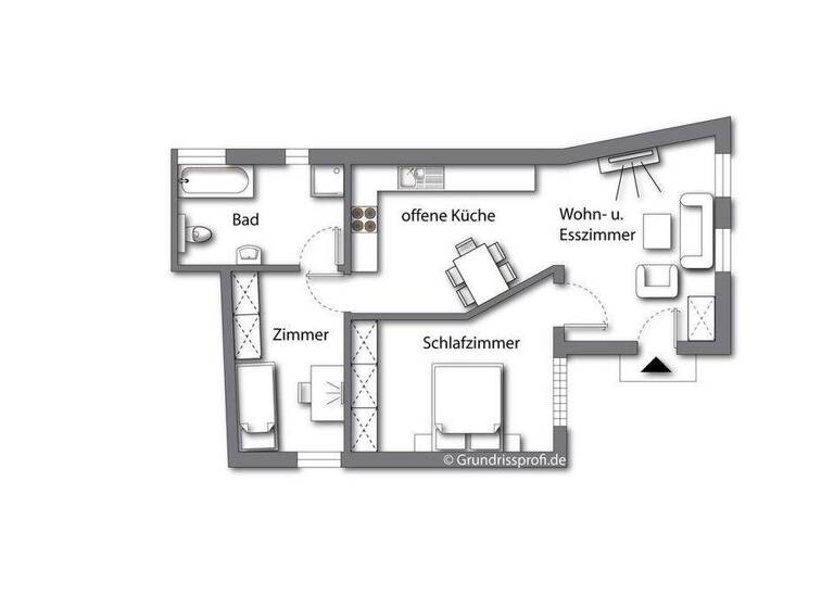 Wohnung zur Miete 450 € 3 Zimmer 52 m² frei ab 01.05.2026 Ellwangen 73479