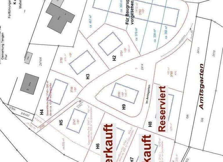Grundstück zum Kauf 110.760 € 568 m² Grundstück Tengen 78250