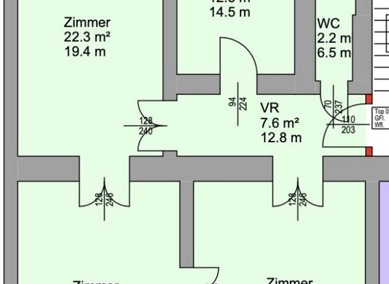 Wohnung zum Kauf 369.900 € 3 Zimmer 98,5 m² 2. Geschoss Eggenberg Graz,04.Bez.:Lend 8020