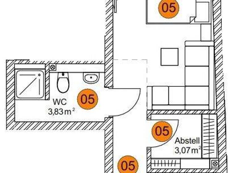 Studio zum Kauf provisionsfrei 104.000 € 1 Zimmer 30,9 m² 2. Geschoss frei ab 01.12.2026 Fridingen an der Donau 78567