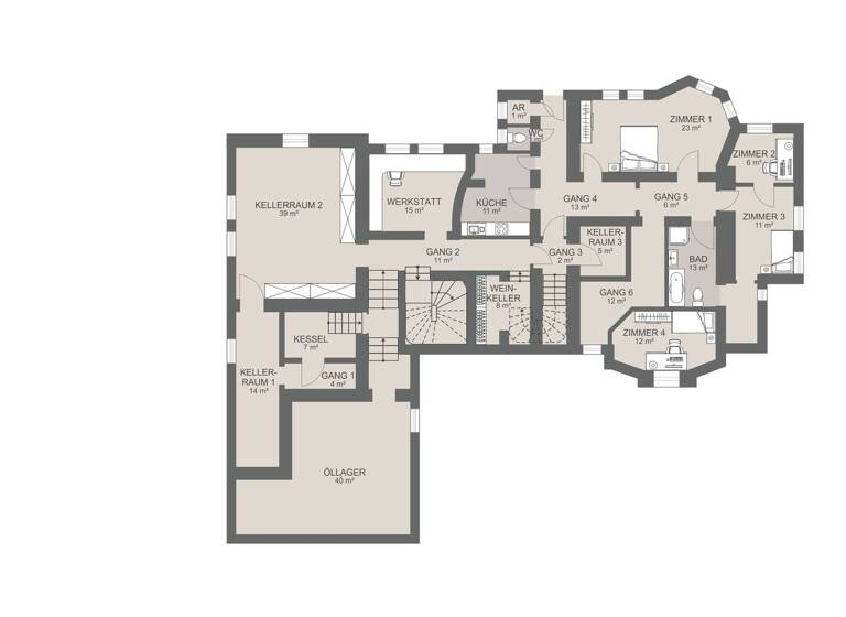 Villa zum Kauf 6.490.000 € 22 Zimmer 980 m² 11.517 m² Grundstück Mödling 2340