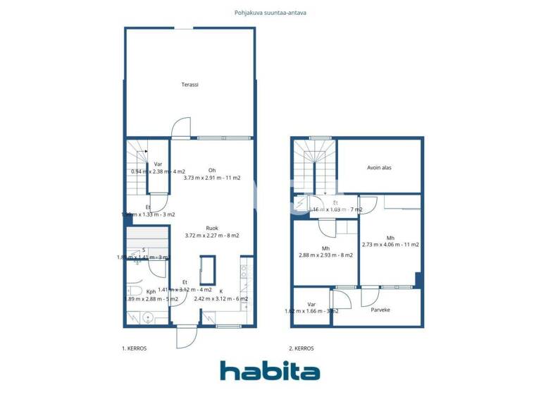 Reihenmittelhaus zum Kauf 289.000 € 3 Zimmer 71 m² 2.012 m² Grundstück Joupinlaaksonpolku 2 Espoo 02760