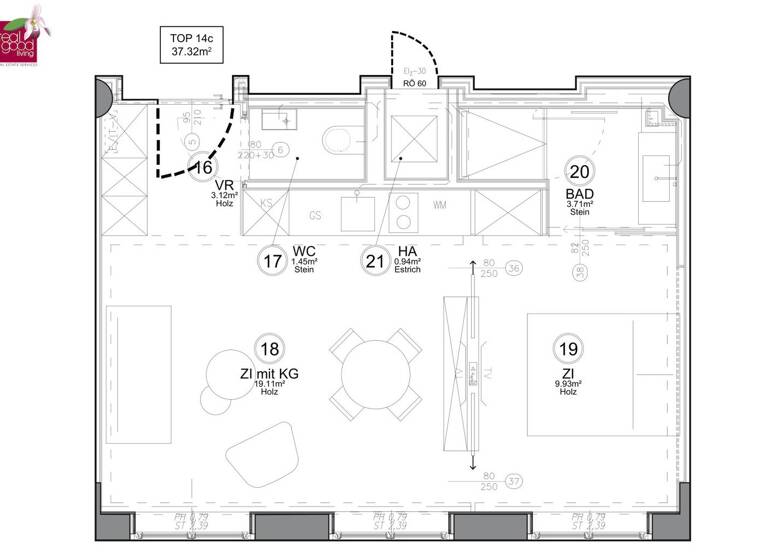 Wohnung zum Kauf 795.000 € 2 Zimmer 38,2 m² 7. Geschoss Wien 1010