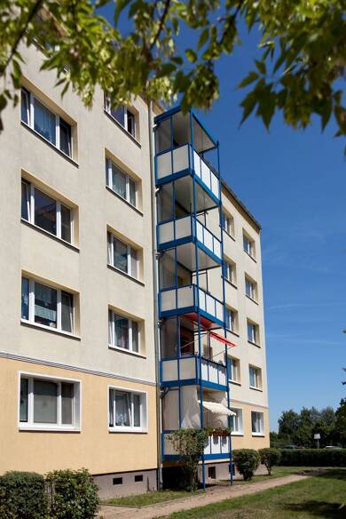 Wohnung zur Miete 362 € 2 Zimmer 47,4 m² 4. Geschoss Friedrich-Engels-Straße 45B Johannesplatz Erfurt 99086