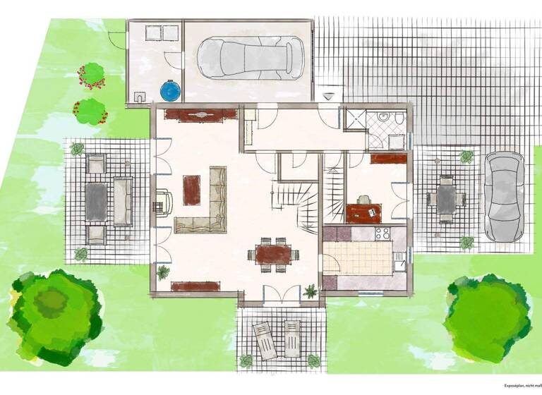 Einfamilienhaus zum Kauf 1.195.000 € 7 Zimmer 228 m² 591 m² Grundstück Ebersteinburg Baden-Baden 76530