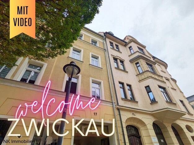 Wohnung zur Miete 1.350 € 8 Zimmer 222 m² 3. Geschoss Bahnhofstr. 17a Bahnhofsvorstadt Zwickau 08056