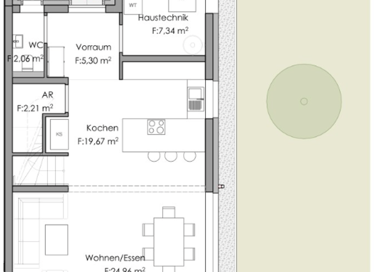 Doppelhaushälfte zum Kauf - Erstbezug 480.000 € 4 Zimmer 124,4 m² 514,1 m² Grundstück Horn 3580