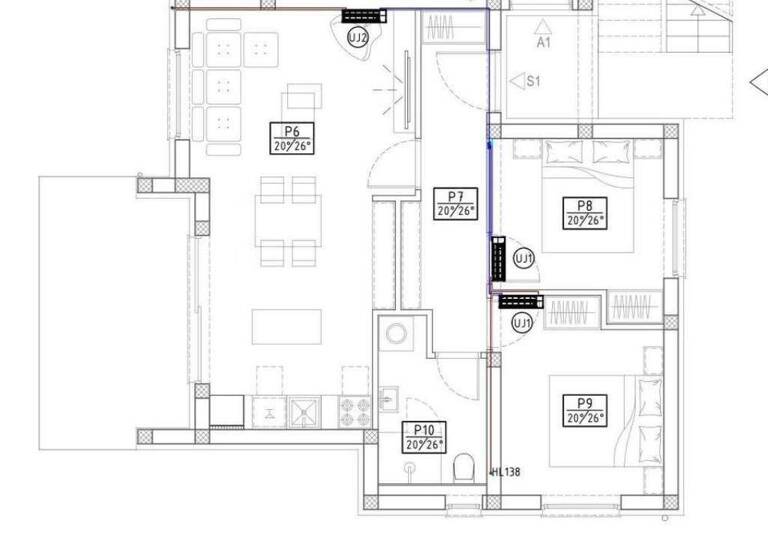 Wohnung zum Kauf 210.000 € 3 Zimmer 60 m² Brodarica, Sibenik - Okolica Sibenik