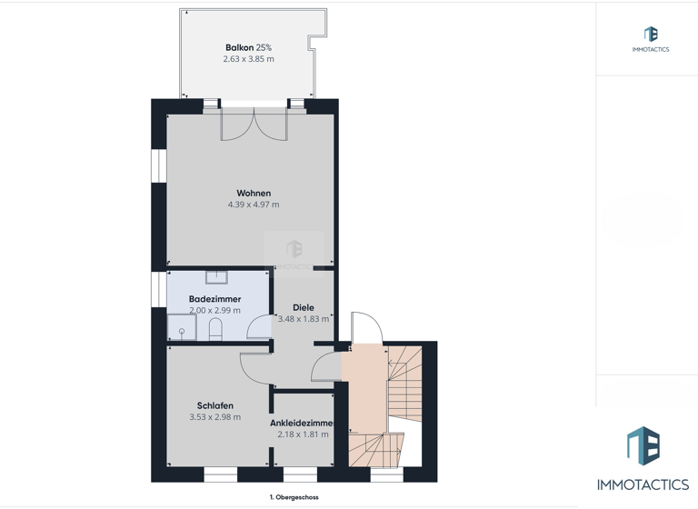 Wohnung zum Kauf 236.000 € 2,5 Zimmer 55 m² 1. Geschoss Gau-Algesheim 55435
