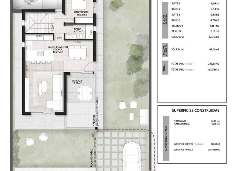 Villa zum Kauf provisionsfrei 549.000 € 4 Zimmer 163 m² 353 m² Grundstück Carrer Carrer Dènia Finestrat  03509