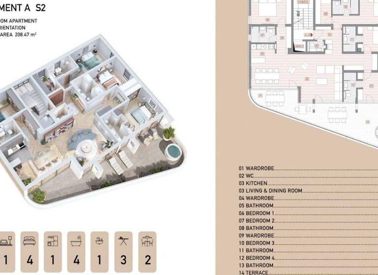 Wohnung zum Kauf 1.790.000 € 5 Zimmer 168 m² 2. Geschoss Opatija 0