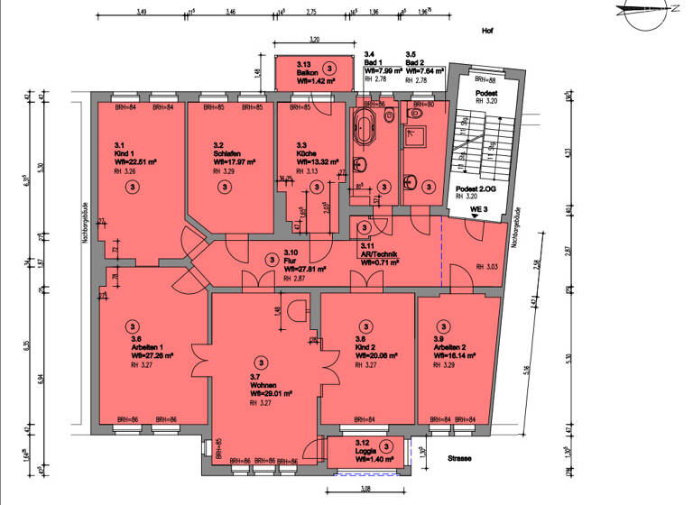 Wohnung zum Kauf 640.000 € 6 Zimmer 193 m²<br/>Wohnfläche 2.<br/>Geschoss Willy-Lohmann-Straße 11 Paulusviertel Halle 06114