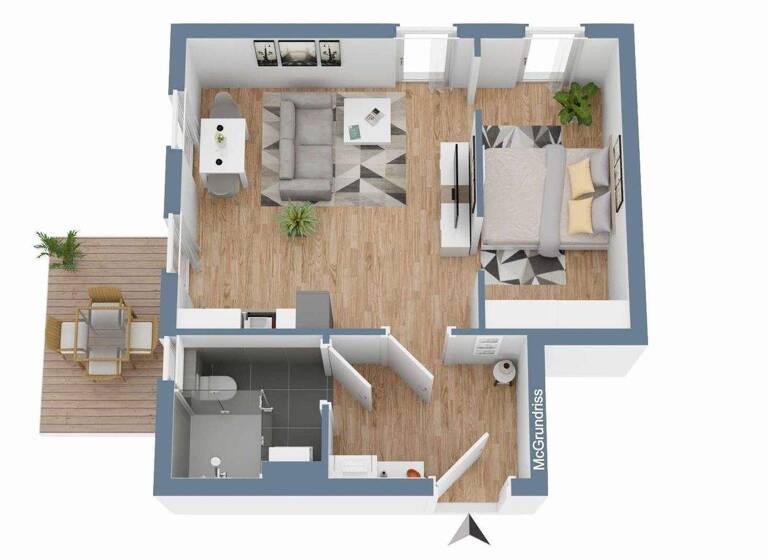 Wohnung zum Kauf - Erstbezug provisionsfrei 287.250 € 2 Zimmer 39,9 m² EG Ingolstadt 85055
