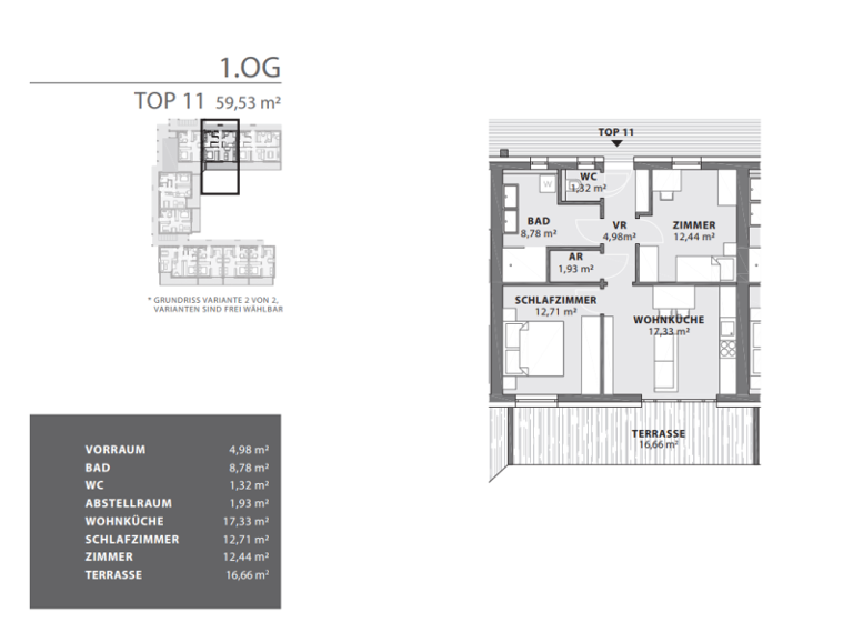 Wohnung zum Kauf - Erstbezug provisionsfrei 221.750 € 3 Zimmer 59,5 m² Fürstenfeld 8280