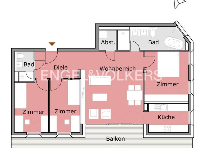 Wohnung zum Kauf 745.000 € 4 Zimmer 106 m² Innenstadt Tübingen 72072