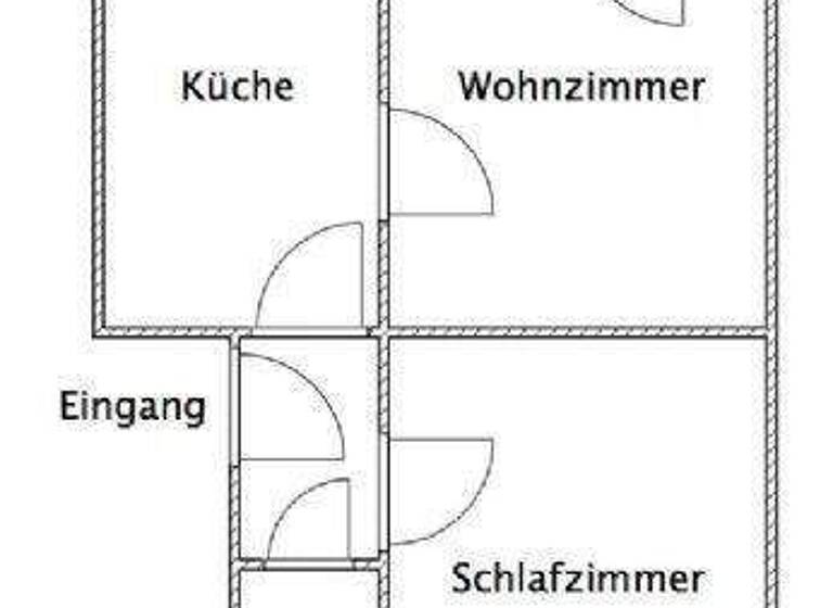 Wohnung zur Miete 330 € 2 Zimmer 45,5 m² EG frei ab sofort Eggersdorfer Straße 13 Fermersleben Magdeburg 39122