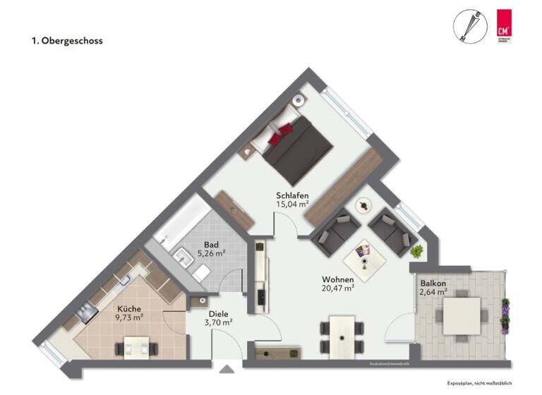 Wohnung zum Kauf 119.000 € 2 Zimmer 56 m²<br/>Wohnfläche Weinböhla 01689