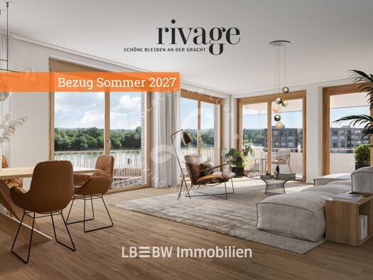 Wohnung zum Kauf - Neubau provisionsfrei 839.900 € 3 Zimmer 79 m² 2. Geschoss An den Grachten 3 Neustadt Mainz 55120