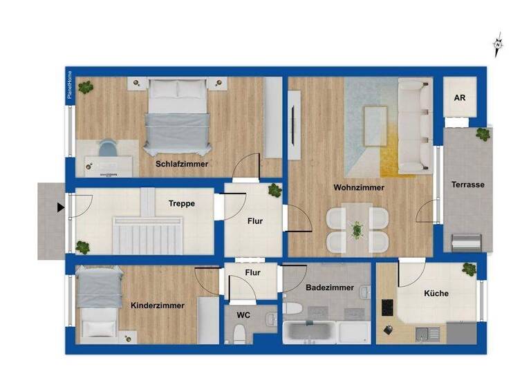 Wohnung zum Kauf 178.000 € 3 Zimmer 74,1 m² Sankt Augustin 53757