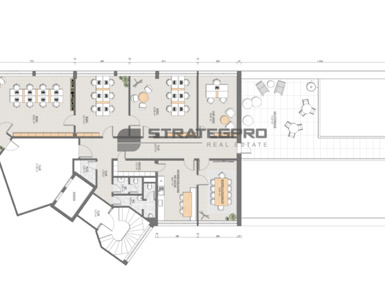 Büro zur Miete provisionsfrei 8,90 € 2.937,5 m² Bürofläche teilbar ab 125,8 m² Rheinau Mannheim 68219
