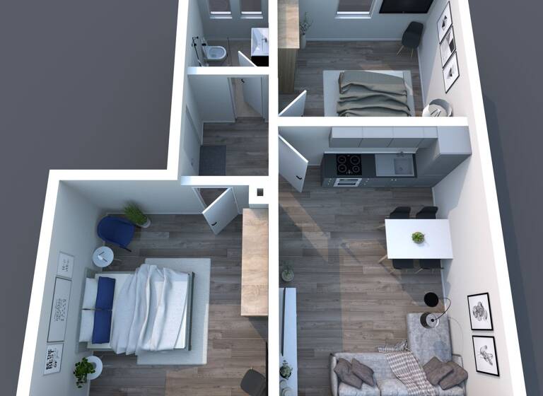 Wohnung zum Kauf 134.900 € 3 Zimmer 55,6 m² EG Haarfelder Straße 23 Winterberg 59955