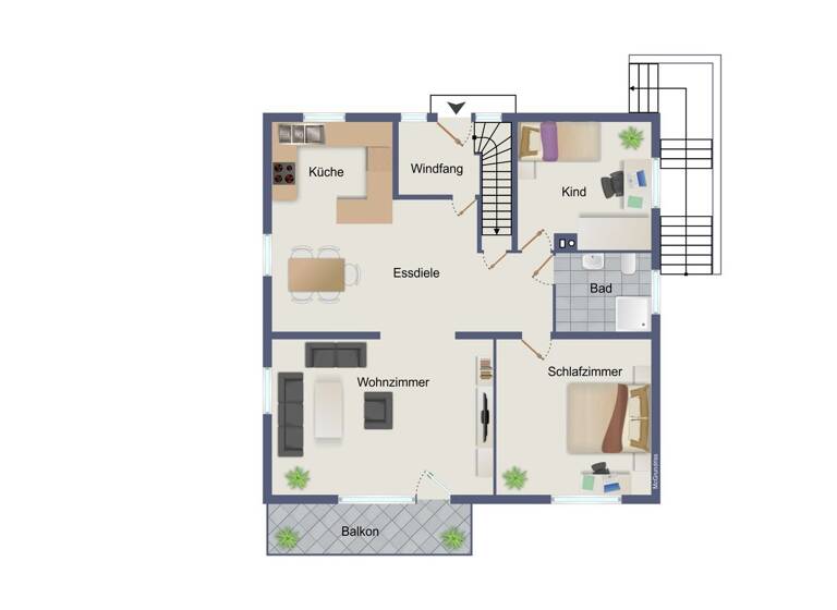 Wohnung zur Miete 950 € 3 Zimmer 92 m² EG Westerheim 72589