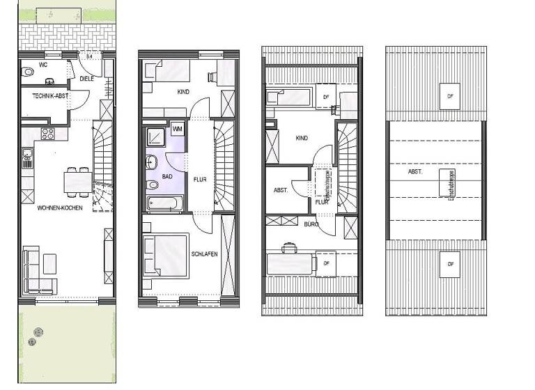 Reihenmittelhaus zum Kauf provisionsfrei 440.500 € 6 Zimmer 115,9 m² 68 m² Grundstück Achstetten 88480