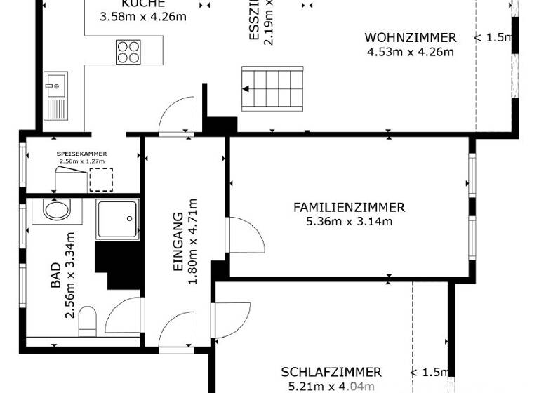 Maisonette zum Kauf provisionsfrei 219.000 € 4 Zimmer 107 m² EG Großenritte Baunatal / Großenritte 34225