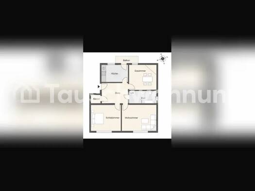 Wohnung zur Miete Tauschwohnung 750 € 3 Zimmer 68 m² Zentrum-West Leipzig 04109
