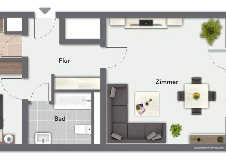 Wohnung zum Kauf 339.000 € 2 Zimmer 62 m² Lohhof Unterschleißheim 85716