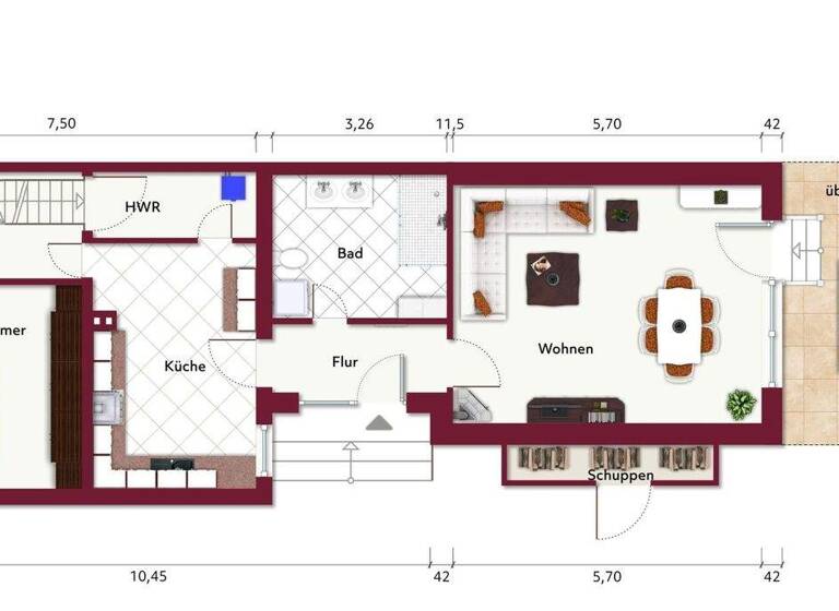 Doppelhaushälfte zum Kauf 199.000 € 3 Zimmer 96 m² 195 m² Grundstück frei ab sofort Bant Wilhelmshaven 26382