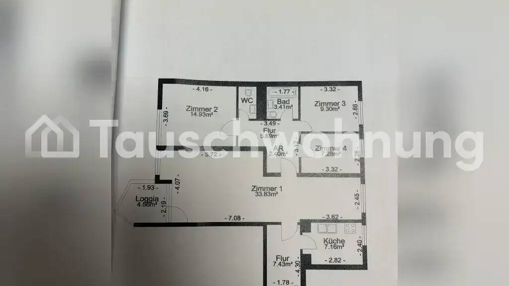 Wohnung zur Miete Tauschwohnung 600 € 4,5 Zimmer 100 m² 10. Geschoss Märkisches Viertel Berlin 13435