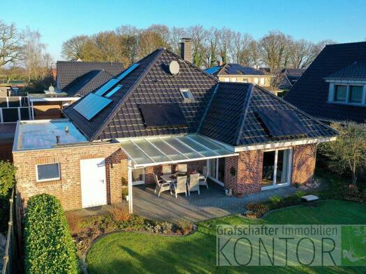 Bungalow zum Kauf 485.000 € 4 Zimmer 136,5 m² 525 m² Grundstück frei ab 01.03.2026 Nordhorn 48531
